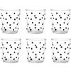 Zafferano Bicchiere Zafferano Party Tumbler Nero 45 Cl Set 6 pezzi In Vetro