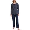 CALIDA Midnight Dreams Set di Pigiama, Peacoat Blue, 36-38 Donna