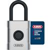 ABUS Lucchetto intelligente ABUS EVEROX One - apertura senza chiave premendo un pulsante - serratura intelligente resistente alle intemperie per capanno, cancello da giardino, armadietto