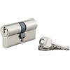 Thirard Cilindro europeo a doppia entrata SA 30X30mm, vite 50mm, antisfilamento, nichel, 3 chiavi - THIRARD