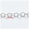 Catena Maglia Giotto Ø 3,3mm in Argento 925/°°° NP