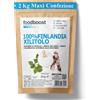 Does not apply Xilitolo Finlandese 2Kg - 100% Naturale Estratto Da Betulla - Stesso Potere Dol