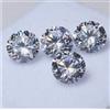 Diamante CVD sfuso 1 mm IF chiarezza tondo coltivato in laboratorio lotto 4 p...