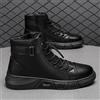 👞 Stivali da Uomo in Pelle PU con Plateau - Stivaletti Chelsea Stile Britannico