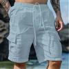 Pantaloncini cargo larghi da uomo con tasche Moda Beach Streetwear Pantaloncini