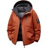 Giacca uomo invernale impermeabile antivento con cappuccio imbottita casual