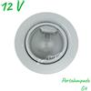 Lampo Lighting technology Faretto da incasso a 12V bianco con vetro protettivo 1XG4 IP20 per cappe e specchiere F20LVBISL