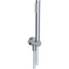 Parama Kit doccia tondo cromato: doccino, flessibile 150cm e presa acqua con supporto