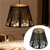 VEGOATY Paralume 14 X 10 X 15 Cm E27: Dimensioni Piccole, Paralume in Metallo per Lampada da Terra, Paralumi Neri per Lampada da Tavolo e da Terra, per Camera da Letto, Soggiorno, Hotel, Caffè