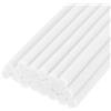 QUARKZMAN 20pz Stick Colla a Caldo per Pistola Colla a Caldo 11mm x 100mm/0,43 x 4 Mini Bastoni di Colla a Caldo Adesiva Crema
