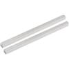 QUARKZMAN 2Pcs Perno Manopola Porta, Barra di Ricambio Maniglia Porta, Parti di Ricambio Maniglia Porta Mandrino Porta da 130 x 7mm, Argento