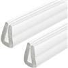 QUARKZMAN 2 Pezzi Profilo di Protezione a U, Lunghezza 4.9 Piedi, Guarnizione in Gomma per Bordi da 1-2mm, (9/32 L x 5/32 A) Trasparente