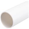 QUARKZMAN Tubo Rigido Rotondo in PVC 46mm ID 50mm OD 8 Lunghezza Bianco ad Alta Resistenza per Tubi d'Acqua, Artigianato, Guaina Cavi