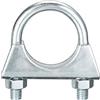 QUARKZMAN Marmitta Bullone U Morsetti per 32mm(1-1/4) Diametro Scarico Coda Tubo, 1pz Scarico U Fascetta Sella Tipo Bullone U Fascette