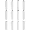 PATIKIL M3 Distanziali in Alluminio, 10pz Distanziali Metallici in Alluminio 3,1mm ID x 5mm OD x 25mm L Distanziatori per Rondelle a Vite Separata Rotondi Distanziali per Viti M3