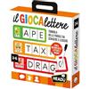 HEADU - Il Giocalettere - Tombola delle Parole da Scrivere e Leggere - Un Gioco Educativo per Bambini dai 3 ai 6 anni - Made in Italy
