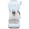 Smeg, Macchina da Caffè Espresso Manuale ECF02PBEU, Sistema Thermoblock, Lancia a Vapore, 4 Funzioni Espresso, Vassoio Removibile, Portafiltro, Serbatoio Acqua 1 L, Dimensioni Compatte, 1350W, Azzurro