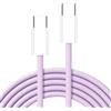 MAXY CAVO DATI E RICARICA PD60W 3A C263 USB-C TO USB-C FAST CHARGE 60W 1M VIOLA PER SMARTPHONE TABLET