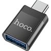 HOCO ADATTATORE OTG ORIGINALE UA17 Type C - USB 3.0 OTG AND CHARGE BLACK