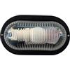Lampo Lighting technology Plafoniera in resina da parete o soffitto ovale 21 cm da esterno nera IP44 1XE27 E093NE