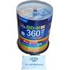 Verbatim Blank Blu-ray BD-R DL VBR260RP100SV1 50 GB 1-6 x 100 dischi NUOVO