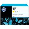 HP 761 CM992A CARTUCCIA ORIGINALE OEM YELLOW 400ML