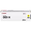 Canon 069H TONER ORIGINALE BK C M Y 7600/5500 pagine OEM
