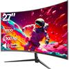Does not apply 27 Pollici 100Hz Curvo Gaming Monitor, Full HD 1080P Da PC Schermo,Speaker Integ