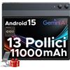 Does not apply Tab E3 Pro Tablet 13 Pollici Android 15, G100 Gaming Tablet Con Sim, 7.9Mm, 32(8