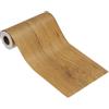 PATIKIL Pellicole Adesive Legno Autoadesivo 10m x 150mm Carta Adesiva per Mobili Legno Riparazione Pellicola Autoadesiva Effetto per Pavimenti Porte Tavoli Sedie Armadi, Teak Giallo