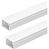 Aigostar Canalina rigida passacavi 25x16mm 2 metri adesiva e avvitabile bianca Aigostar