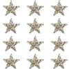 10 Pezzi Applicazioni Stella Strass 8cm - Patch Termoadesive e da Cucire