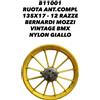 T.M.B. CERCHIO RUOTA ANTERIORE COMPLETA BICICLETTA BMX NYLON 12 RAZZE - 1001