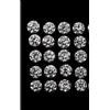 Diamante CVD sfuso coltivato in laboratorio 1 mm tondo IF chiarezza lotto 20 ...