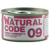 Natural Code Gatto Lattina (09) Adulto Tonno & Gamberetti 85 Gr
