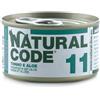Natural Code Gatto Lattina (11) Adulto Tonno & Aloe 85 Gr