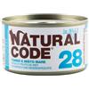Natural Code Gatto Lattina (28) Adulto Tonno & Misto Mare 85 Gr