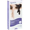 Sigvaris 702 ccl2 tfq autoreggente puntini top fine corta punta aperta nero l