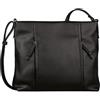 TOM TAILOR Borsa a tracolla Hobo Bag da donna Beca di medie dimensioni nera