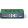 Lexon Flip Classic sveglia Mattina Luminosa reversibile con Faces on Off e Funzione Snooze, Display LCD e Luce Touch, Ricaricabile da USB-C - Verde