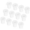 QUARKZMAN 30Pz Occhielli in Gomma Diametro Montaggio Dia 5mm, ID 3mm, Altezza 8mm Bianco Protezione Cavo Guarnizioni Flessibili Per Tubo Cavo