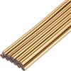 QUARKZMAN Mini Bastoncini di Colla a Caldo per Pistola Colla 7mm x 200mm Bronzo Oro 12pz