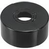 PATIKIL Flangia Divisa a Parete, 20/25/32mm Copri Tubi Termosifoni Copertura Piastra Rotonda in ABS Spessore Tagliabile per Tubo Acqua Rubinetto Decorazione,30mm Altezza, Nero