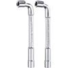 QUARKZMAN 2pz Chiave Bussola Esagonale Angolata Forma L 6mm 7mm
