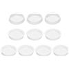 QUARKZMAN 10pz 50mm/2 Pollici Prese d'Aria Griglie Soffitto Circolari Intradosso, Copertura Sfiato Intradosso in Plastica Biancoper Bagno Casa Ufficio Cucina Armadio Guardaroba