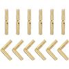 QUARKZMAN 12pz Cerniera Botte Invisibile Ottone, 30x4mm Cerniere Nascoste, Supporto Pieghevole Cerniere Cilindriche Botte Nascoste per Scatola Ricordi DIY, Cerniera Botte Porta Armadio