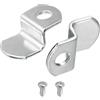 QUARKZMAN 20Pz 1/4 Clip per Tela Offset, Clip per Specchio per Cornici, Clip per Montaggio Su Tela a Forma di Z Con 1 Fori di Montaggio Con Viti, Argento