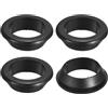 QUARKZMAN 4pz Passacavo 40mm ID 50mm Guarnizione per Cavi Passacavo in Gomma Gommini Passacavo Elettrico per Firewall Guarnizione per Cablaggio Elettrico, Nero