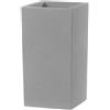 Vaso Fioriera in resina SCHIO CUBO ALTO 40x40 H80 - TERAPLAST, SMOKE