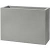 Fioriera rettangolare alta SCHIO TOWER 100X40 H70 - TERAPLAST, SMOKE